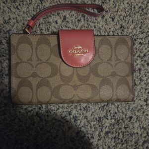 Coach phone Wallet wristlet